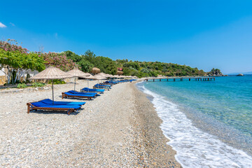 Mazikoy beach view in Bodrum