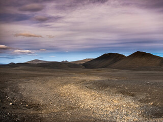 landscape in the desert