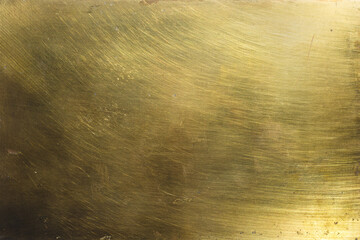 Brass plate texture, old metal background