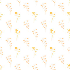 Vector seamless pattern in minimalist style. Can be used for web, stationery, textile, wallpaper, scrapbook paper, cards, invitations and other.