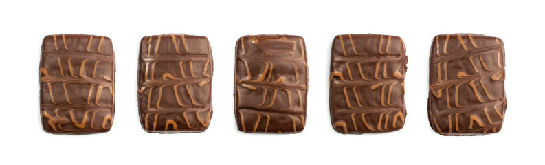 Shortbread Biscuit Coated in Milk and Dark Chocolate