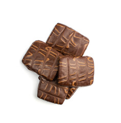 Shortbread Biscuit Coated in Milk and Dark Chocolate