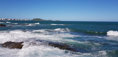 Ocean at Vila Velha, Guarapari, Espírito Santo, ES.