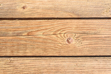 Wood knot background. Grunge wooden texture. Dry desk cracks pattern. Cut tree slice cross section. Uneven natural material board.