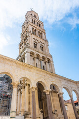 Fototapeta premium Belltower of the Diocletian Palace, Split, Croatia