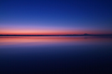 黄昏時の風景（霞ヶ浦１）