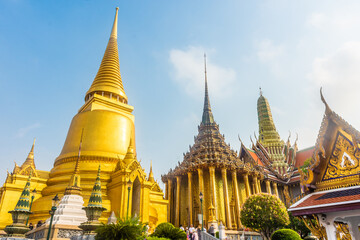 BANGKOK, THAILAND, 15 JANUARY 2020: Grand Palace of Bangkok