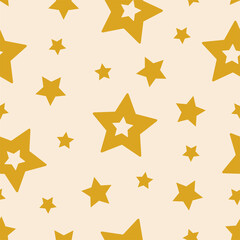 Stars. New Year and Christmas Patterns.