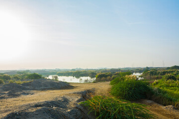 Naklejka premium lake
