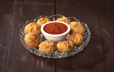 traditional food dumpling momos