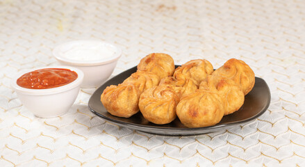 traditional food dumpling momos