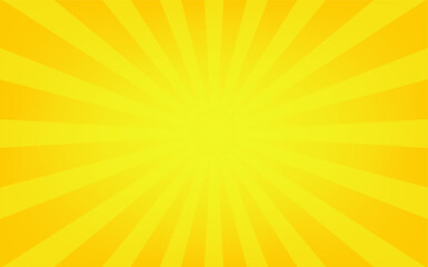 黄色の日照カラーのシンプルな背景のイラスト素材