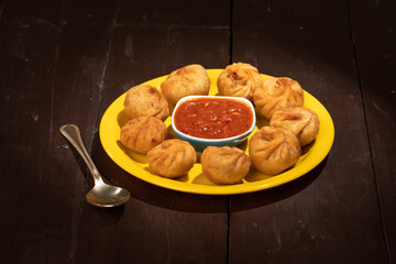 traditional food dumpling momos