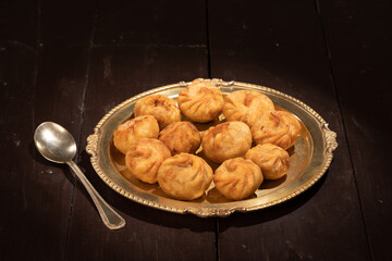 traditional food dumpling momos