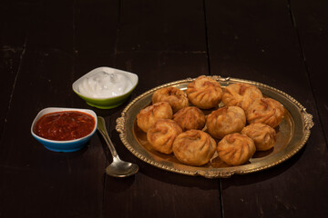 traditional food dumpling momos