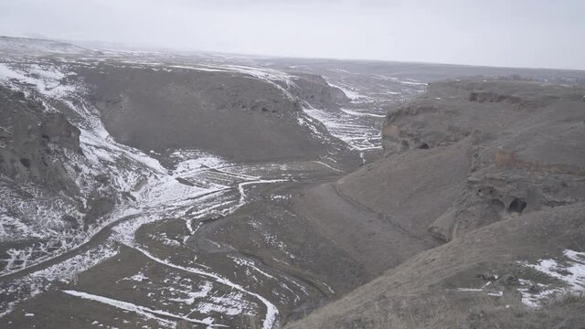 Akyaka Canyon at Kars in Turkey.