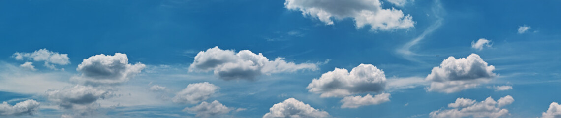 Naklejka na ściany i meble Cloud and sky panorama in Pangyo