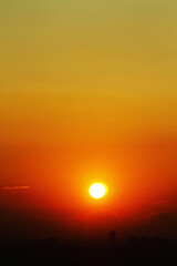 sunset time in Istanbul