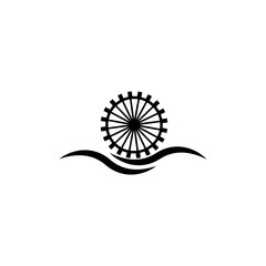 water wheel logo