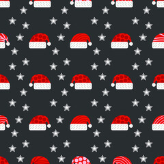 Beautiful Christmas seamless pattern background vector
