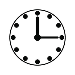 Time icon, Clock icon vector