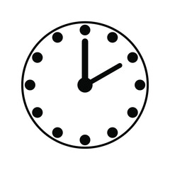 Time icon, Clock icon vector