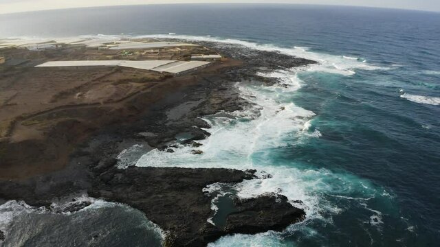 Coastal scenery at Punta del Hidalgo during the golden hour, Tenerife