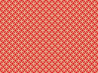 赤い和柄の背景素材　七宝