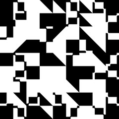 Black And White Abstract Vector Pattern Design