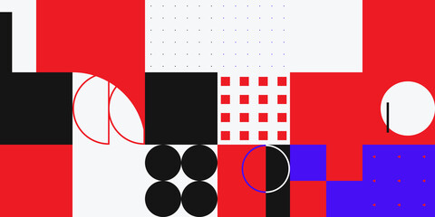 Colorful Geometric Vector Pattern Design