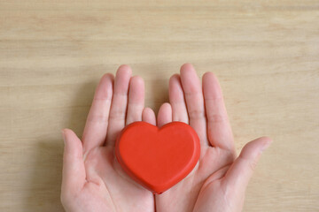 Obraz premium Red heart