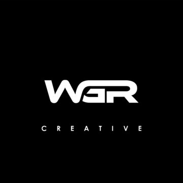 WGR Letter Initial Logo Design Template Vector Illustration
