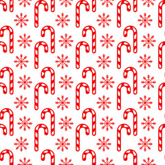 Beautiful Christmas seamless pattern, Christmas wrapping paper, vector.