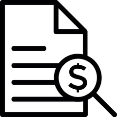 
Business Contract Flat Vector Icon 
