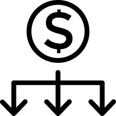 
Business Hierarchy Flat Vector Icon
