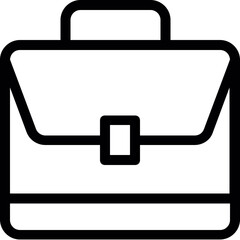 Obraz premium Briefcase Flat Vector Icon 