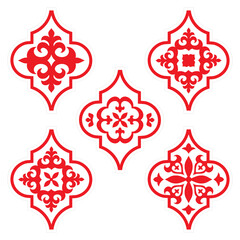 Arabesque Christmas Ornaments