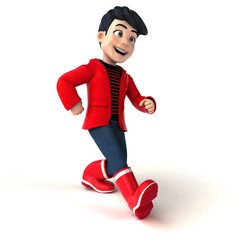 Fun 3D cartoon teenage boy © Julien Tromeur