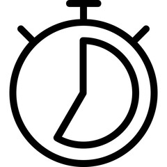 
Stopwatch Vector Icon
