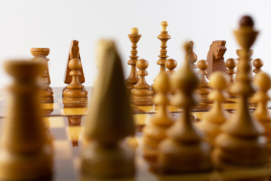 Close-up Of A Rook Chess Piece Stock Photo, Picture and Royalty Free Image.  Image 10236223.