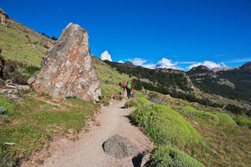 Trekking to Fitz Roy, El Chalten, Patagonia, Argentina