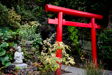 北鎌倉, 明月院, 鳥居, 石造