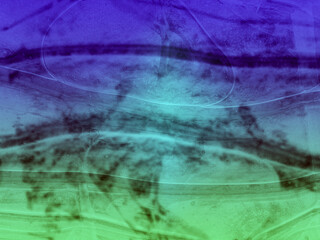 Abstrakter, blaugrüner Hintergrund