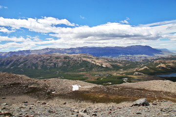 The panorama view close Fitz Roy, El Chalten, Patagonia, Argentina