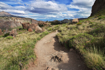 Trekking to Fitz Roy, El Chalten, Patagonia, Argentina