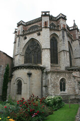Fototapeta na wymiar saint-etienne cathedral in cahors (france)