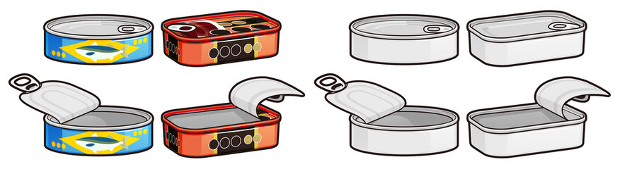 主線ありのカンヅメイラスト3