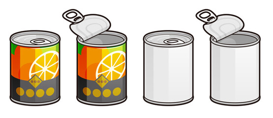 主線ありのカンヅメイラスト１