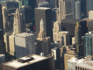 Fototapeta premium The iconic buildings of the Chicago skyline