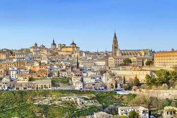 Fototapeta na wymiar View of Toledo, Spain